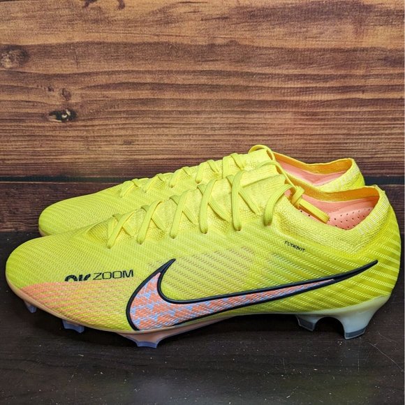 Nike Zoom Mercurial Vapor 15 Elite FG Men\'s 13 Lucent Pack Yellow Soccer Cleats main image 9